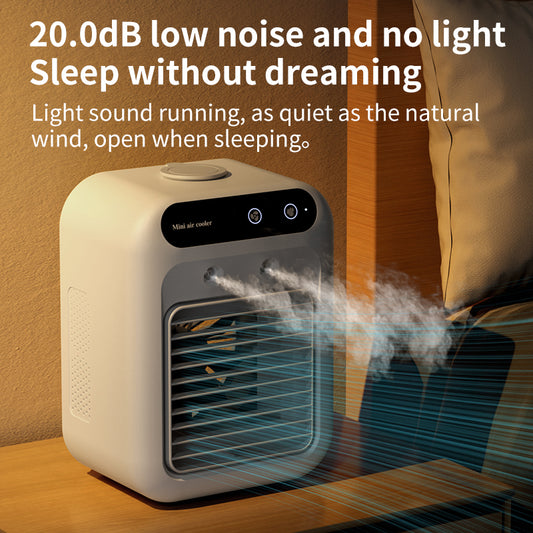 Portable air cooler with mist